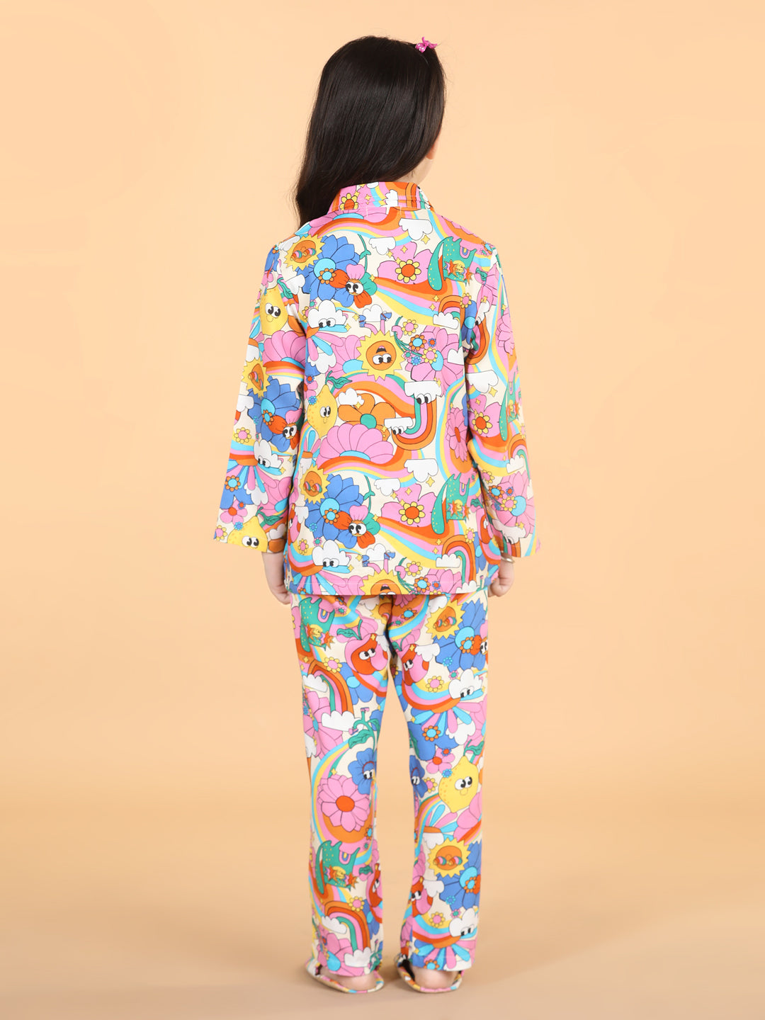 Printed Night Suit Multicolor