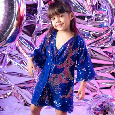 Sequined Dress - Gold-colored - Kids | H&M US